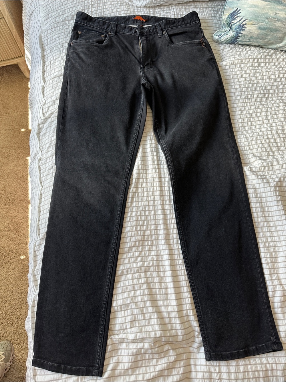 Tommy Bahama Men’s Black Straight Jeans